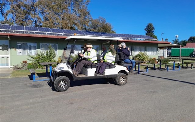 Boobah Clydesdale event chariot 2024