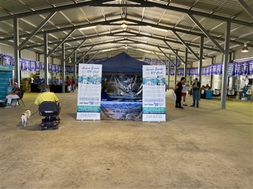 Club stall Dalby Qld. CMCA rally 2023